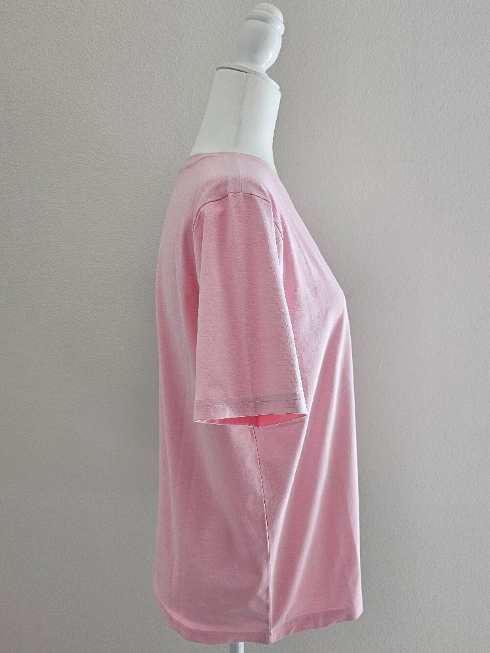 Pink Puppy Embroidery T-Shirt Minimal Tee Size 95/M NWOT - Picture 3 of 10